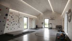 Что учитывать при планировке комнаты под спорт в доме из газобетона, чтобы потом не переделывать — советы от компании ГазоБлок.ру